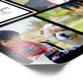 Foto Collage Monogram Print, vijf Afbeeldingen Foto Afdruk (Hoek)