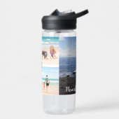 Foto Collage Monogram Punalu'u Beach Hawaii Waterfles (Links)