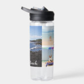 Foto Collage Monogram Punalu'u Beach Hawaii Waterfles (Rechts)