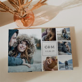 Foto Collage & Monogram | Weddenschap Gastenboek