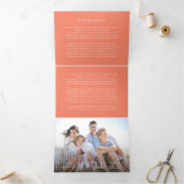 Foto Collage New Year Holiday Drieluik Wenskaart (Binnen)