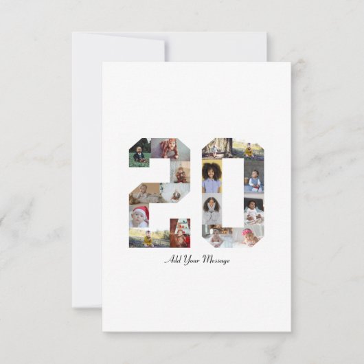 Foto collage nummer 20 kaart (Voorkant)