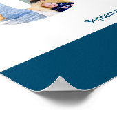 Foto Collage nummer 30 Aangepast 30e verjaardag Poster (Hoek)