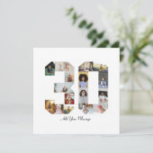 Foto collage nummer 30 kaart (Staand voorkant)