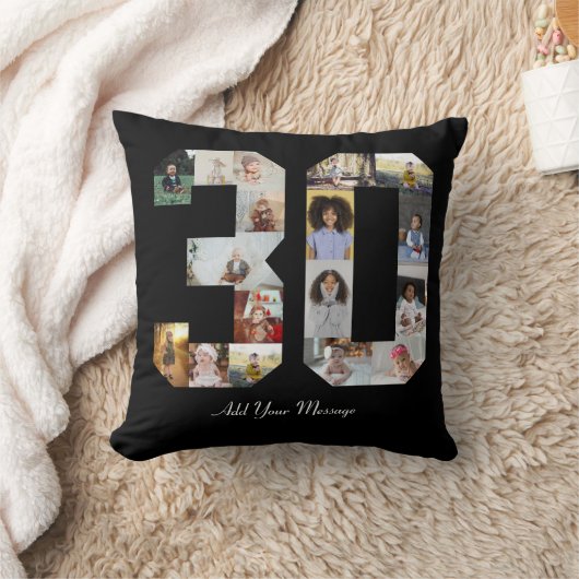 Foto-collage nummer 30 kussen (Deken)