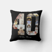 Foto collage nummer 40 kussen (Achterkant)