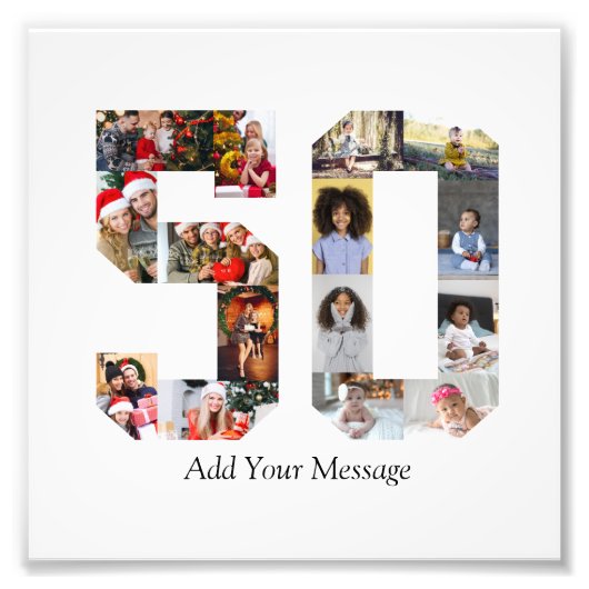 Foto collage nummer 50 afdruk (Voorkant)