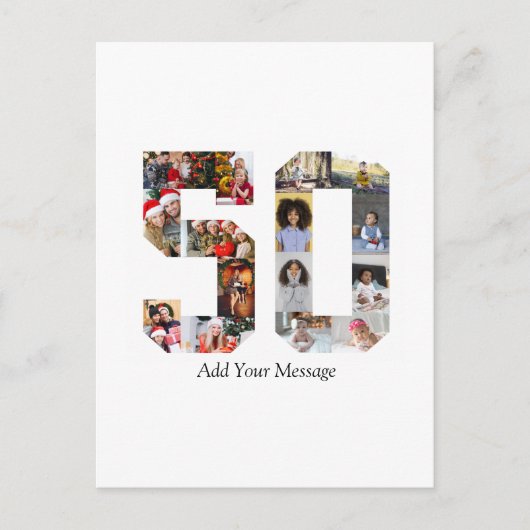 Foto-collage nummer 50 briefkaart (Voorkant)