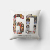 Foto-collage nummer 60 kussen (Achterkant)
