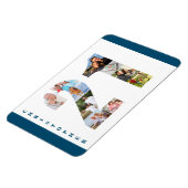 Foto collage op nummer 21 - 21st verjaardag magneet (Linkerzijde)