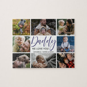 Foto Collage ''papa' We houden van je Legpuzzel