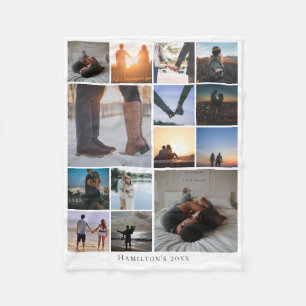 Foto Collage Persoonlijk Fleece Deken