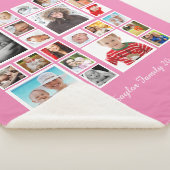 Foto Collage Persoonlijk Sherpa Deken (3/4)