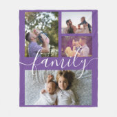 Foto Collage Persoonlijke DIY Aangepaste reeks Fleece Deken (Voorkant)