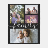 Foto Collage Persoonlijke DIY Aangepaste reeks Fleece Deken (Voorkant)