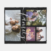 Foto Collage Persoonlijke DIY Aangepaste reeks Fleece Deken (Voorkant (Horizontaal))