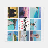 Foto Collage Persoonlijke fleece Blanket Deken (Voorkant (Horizontaal))