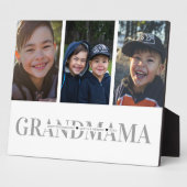Foto Collage Plaque | oma | MOEDERDAG Fotoplaat (Zijkant)
