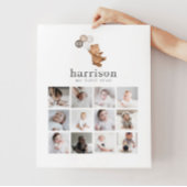 Foto Collage Poster - Beer Brown 3 ballonnen