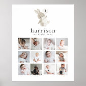 Foto Collage Poster - Bunny Balloon (Voorkant)