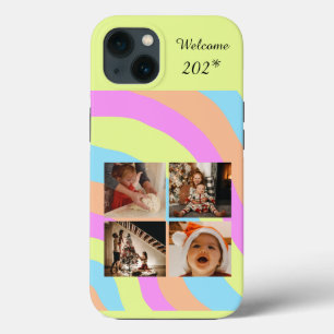 Foto Collage regenboogontwerp — Kleurenpalet iPhone 13 Hoesje