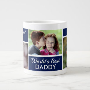 Foto-collage Reuzen koffiemok 'Beste Papa ter Were Extra Grote Beker