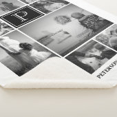 Foto Collage Sherpa Blanket Deken (3/4)
