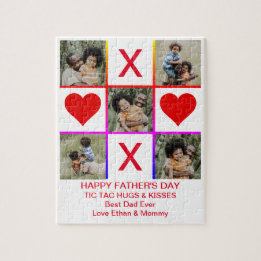 Foto Collage Tic Tac Toe Hugs Kisses Fathers SM Legpuzzel