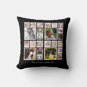 Foto Collage Uniek Gepersonaliseerd Doe-Het-Zelf M Kussen