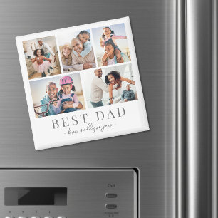 Foto Collage Vader Papa Magneet