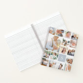 Foto-collage van Fog Gray Notitieboek (Binnen)