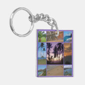 Foto Collage van Oahu, Hawaii Sleutelhanger (Voorkant Links)