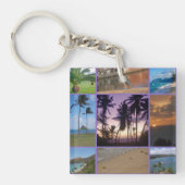 Foto Collage van Oahu, Hawaii Sleutelhanger (Voorkant)