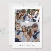 Foto Collage Wedding Bedankkaart (Voorkant)