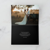 Foto Collage Wedding Hartelijk dank Bedankkaart (Binnen)