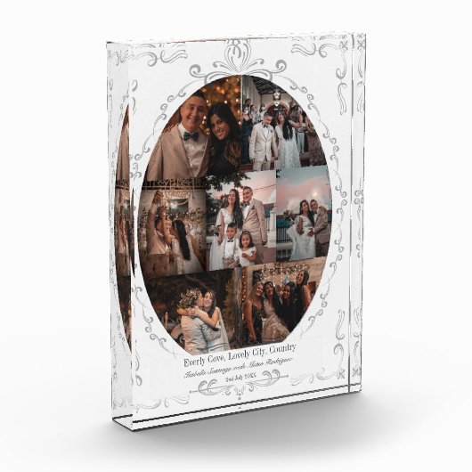 Foto Collage  White Custom Photo Block (Links)