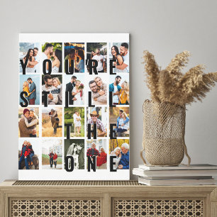 Foto collage You're Still the One 20 afbeeldingen Canvas Afdruk