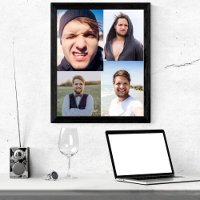 Foto Collage zette je gezicht op een