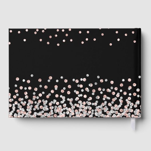 Foto Collage Zilver Roos Goud 100e Verjaardag Gastenboek (Achterkant)