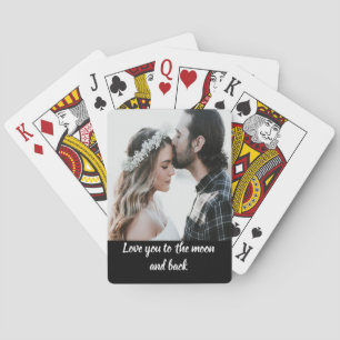Foto Couple Love Modern Custom Pokerkaarten