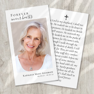 Foto Cross Memorial Prayer Kaart