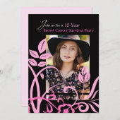 Foto Custimizable 10 Jaar Uitnodiging Borstkanker (Voorkant / Achterkant)
