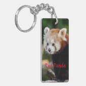 Foto Cute Red Panda Sleutelhanger (Voorkant Links)