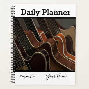 Foto Dagelijkse Planner Gitaar Thema HAMbWG