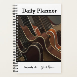 Foto Dagelijkse Planner Gitaar Thema HAMbWG