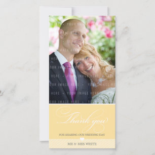 FOTO DANK U : mooi type 2 Bedankkaart