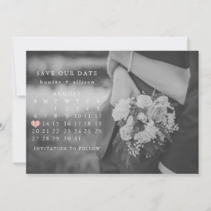 Foto: Date Calendar opslaan Save The Date