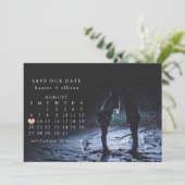 Foto: Date Calendar opslaan Save The Date (Staand voorkant)