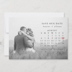 Foto: Date Calendar opslaan Save The Date