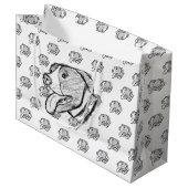 foto-dierenvriend met handtekening groot cadeauzakje (Voorkant Gekanteld)